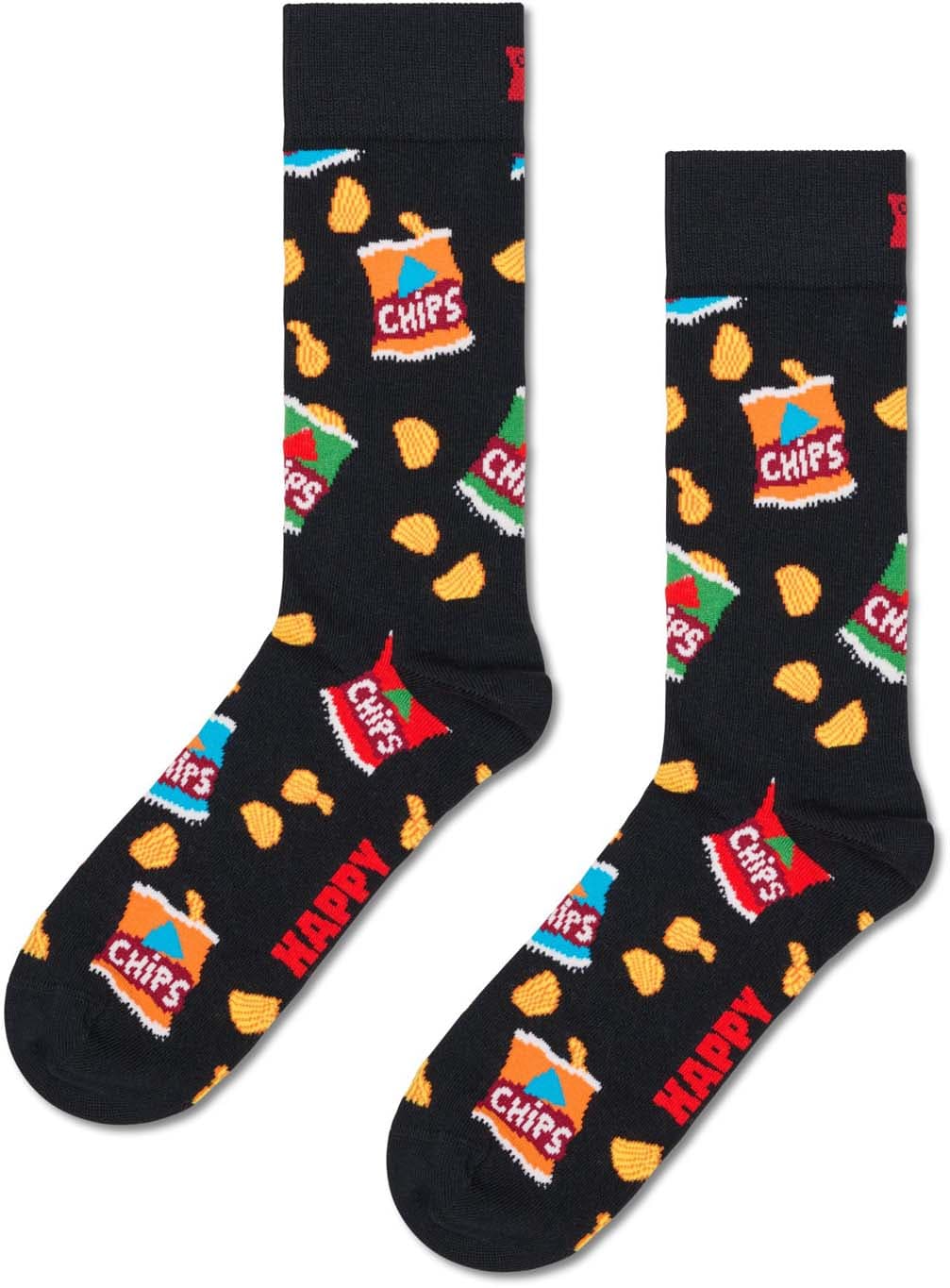 Happy Socks Unisex Socken Chips Bag