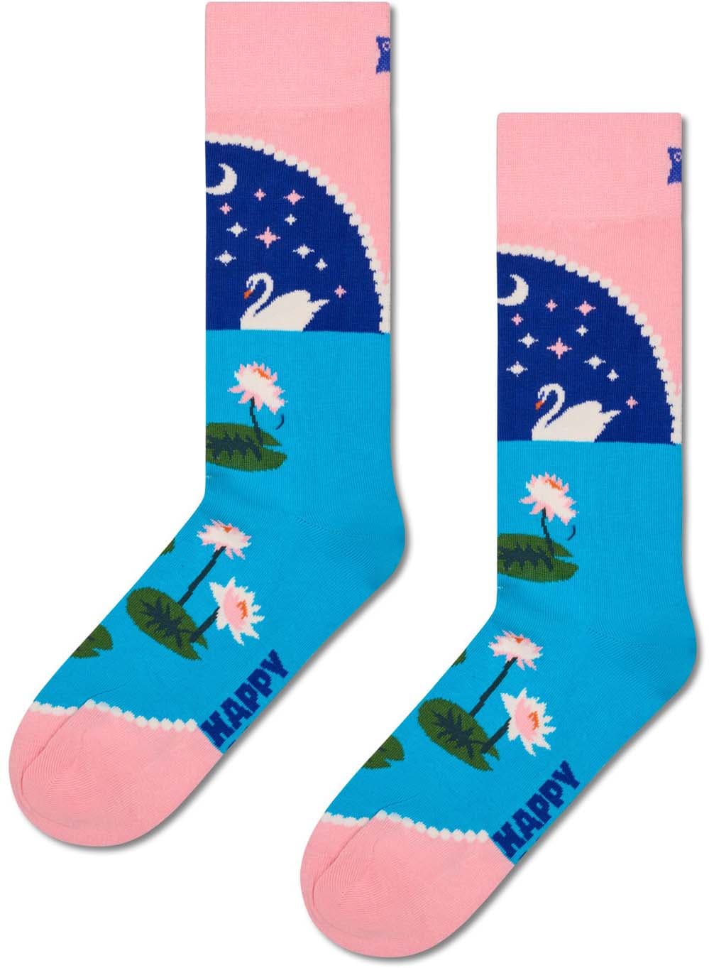 Happy Socks Damen Socken Swan Lake