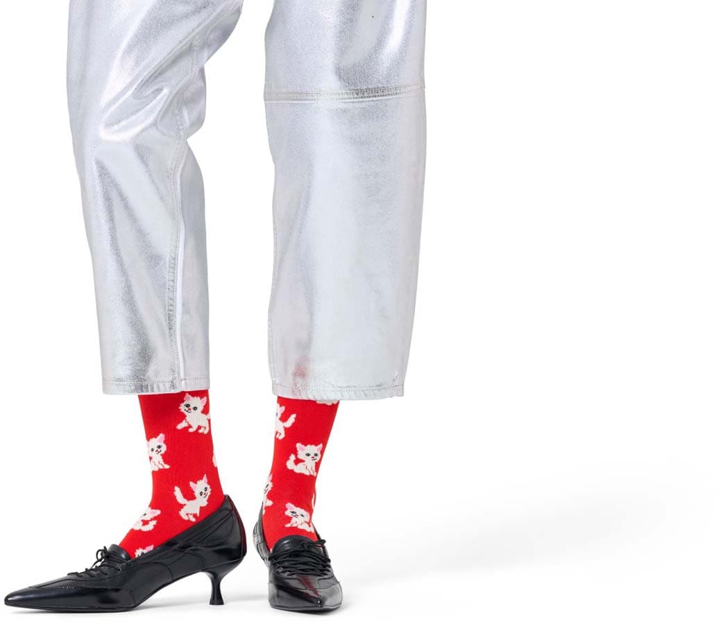 Produktbild Happy Socks Damen Socken Kitten 2 von 3