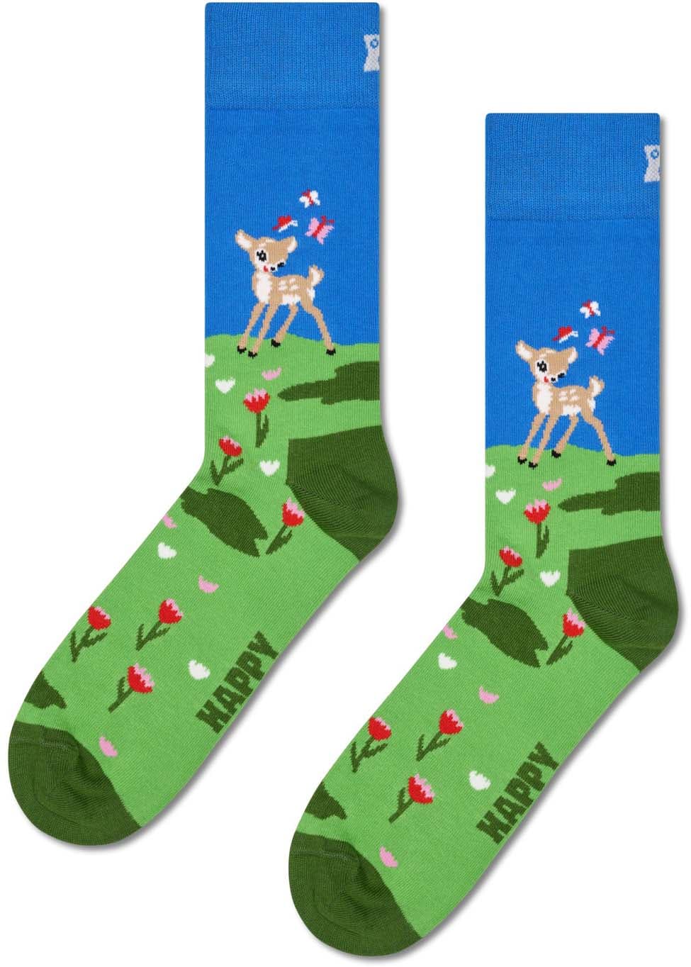Happy Socks Damen Socken Deer
