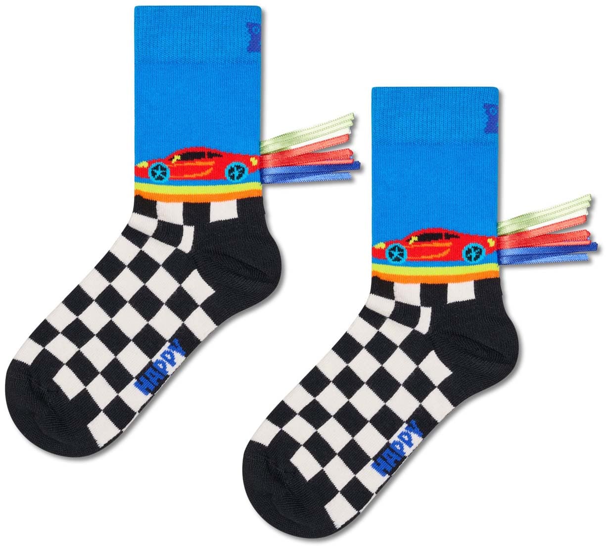 Happy Socks Kinder Socken Racer Car