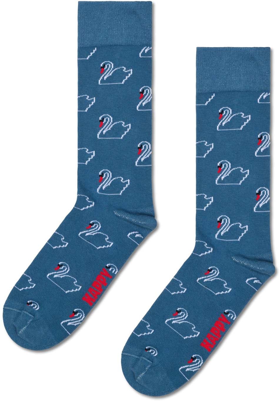 Happy Socks Unisex Socken Swan Natural Dye