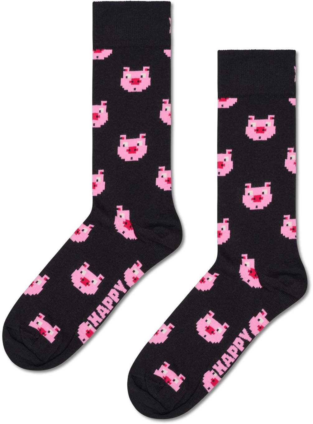 Happy Socks Herren Socken Pig