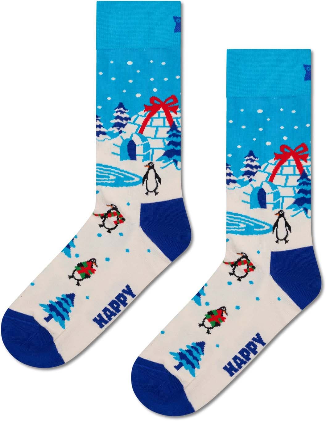 Happy Socks Unisex Socken Igloo