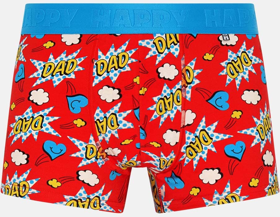 Happy Socks Herren Boxershorts Super Dad