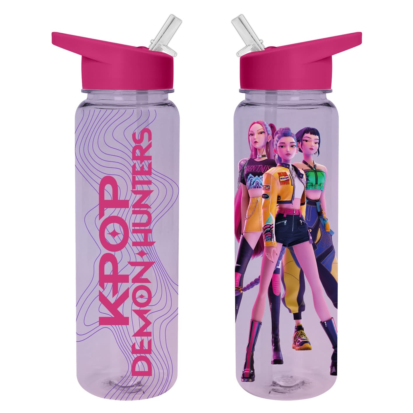 K-POP DEMON HUNTERS (TRIO) PLASTIC TRINKFLASCHE 