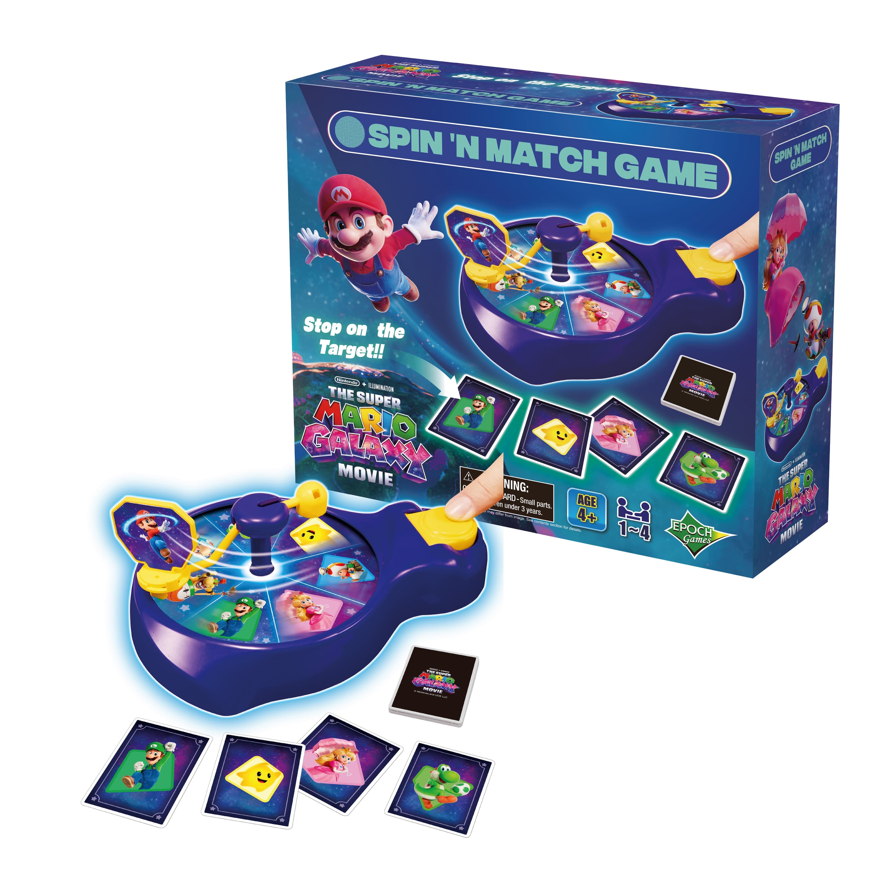 Super Mario Galaxy Movie Spin'n Match Game