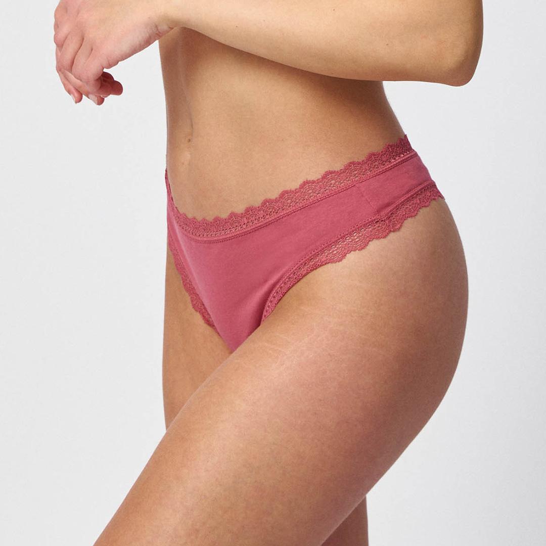 Produktbild SNOCKS Damen Tanga mit Spitze aus Bio-Baumwolle 2er Pack 4 von 10
