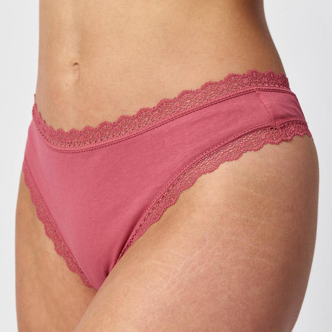Produktbild SNOCKS Damen Tanga mit Spitze aus Bio-Baumwolle 2er Pack 6 von 10