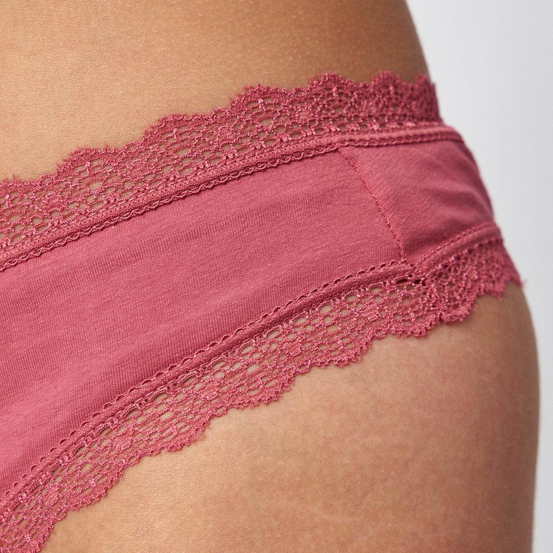 Produktbild SNOCKS Damen Tanga mit Spitze aus Bio-Baumwolle 2er Pack 7 von 10