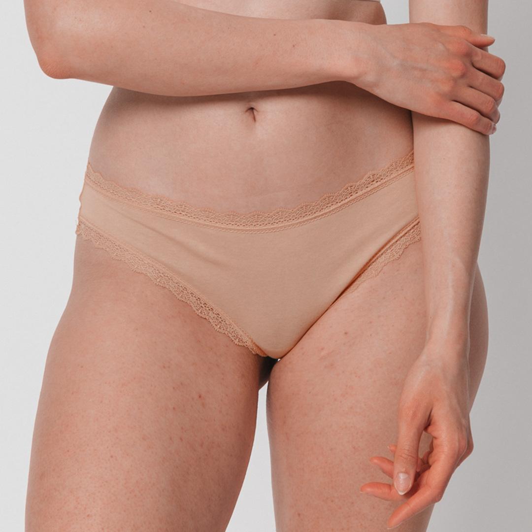 Produktbild SNOCKS Damen Tanga mit Spitze aus Bio-Baumwolle 2er Pack 8 von 10