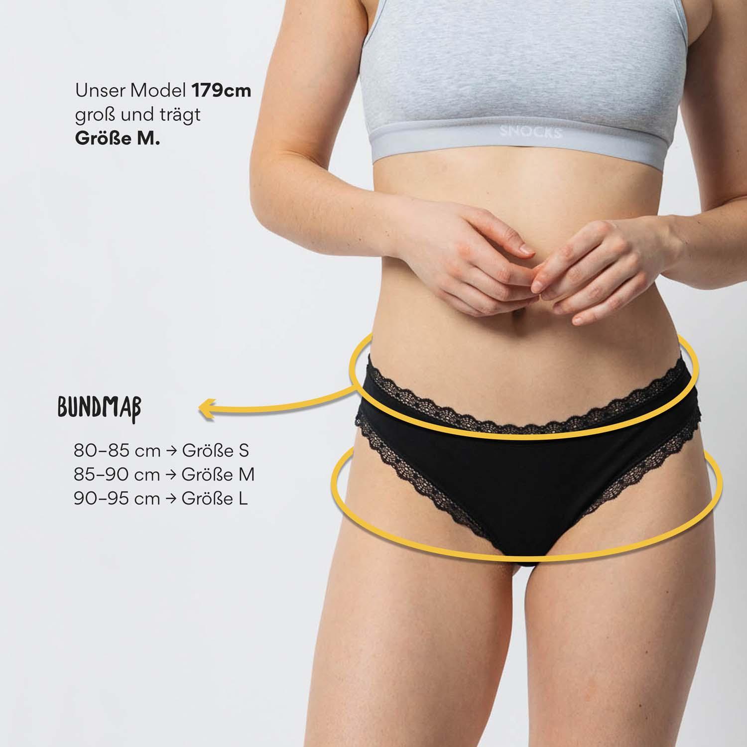 Produktbild SNOCKS Damen Tanga mit Spitze aus Bio-Baumwolle 2er Pack 2 von 10