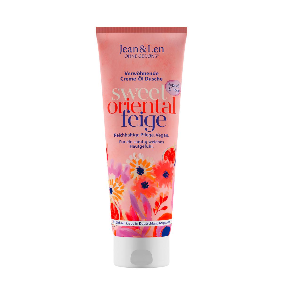 Jean&Len Verwöhnende Creme-Öl Dusche Arganöl/Feige