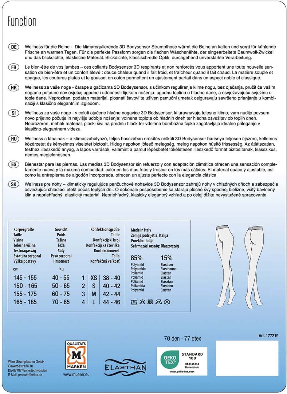 MOVE UP Damen Feinstrumpfhose Clima 70 DEN