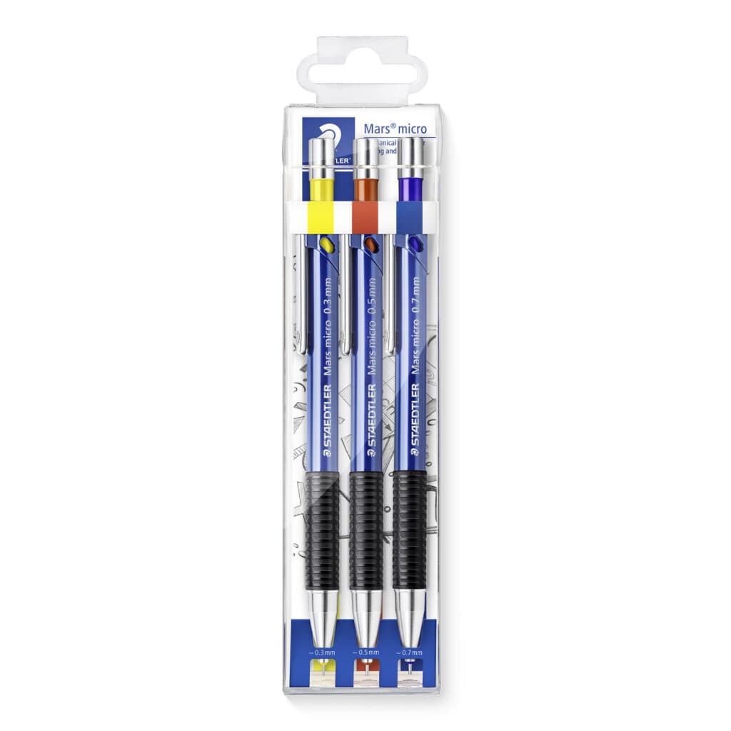 STAEDTLER Mars micro DruckbleistiftMinen-Ø 0,7 mm, Farbe blau