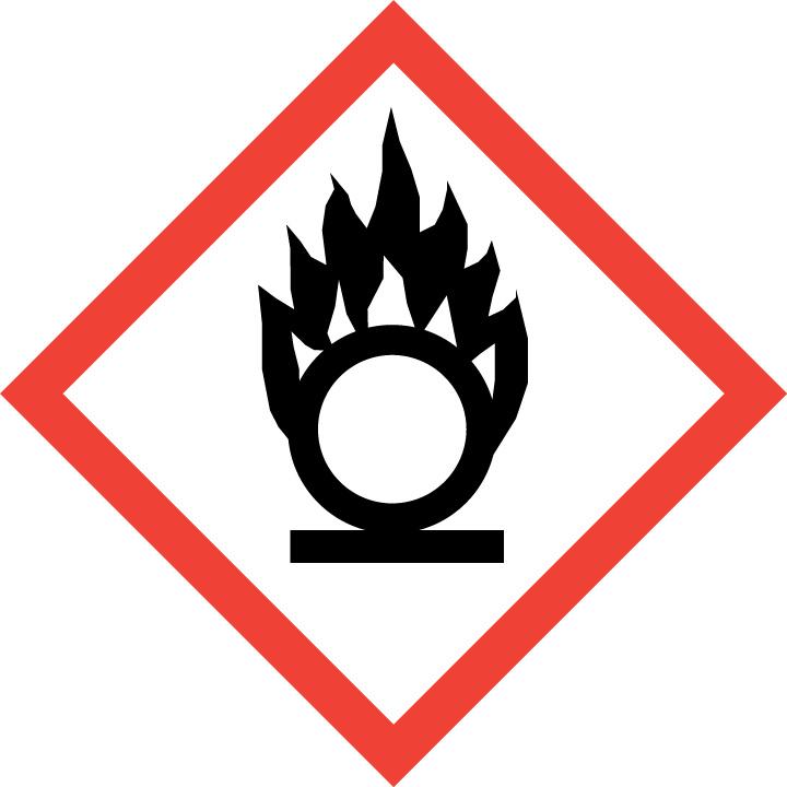 Flamme über Kreis