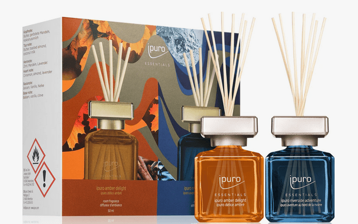 ipuro Essentials Raumduft Amber & Riverside Geschenkpackung