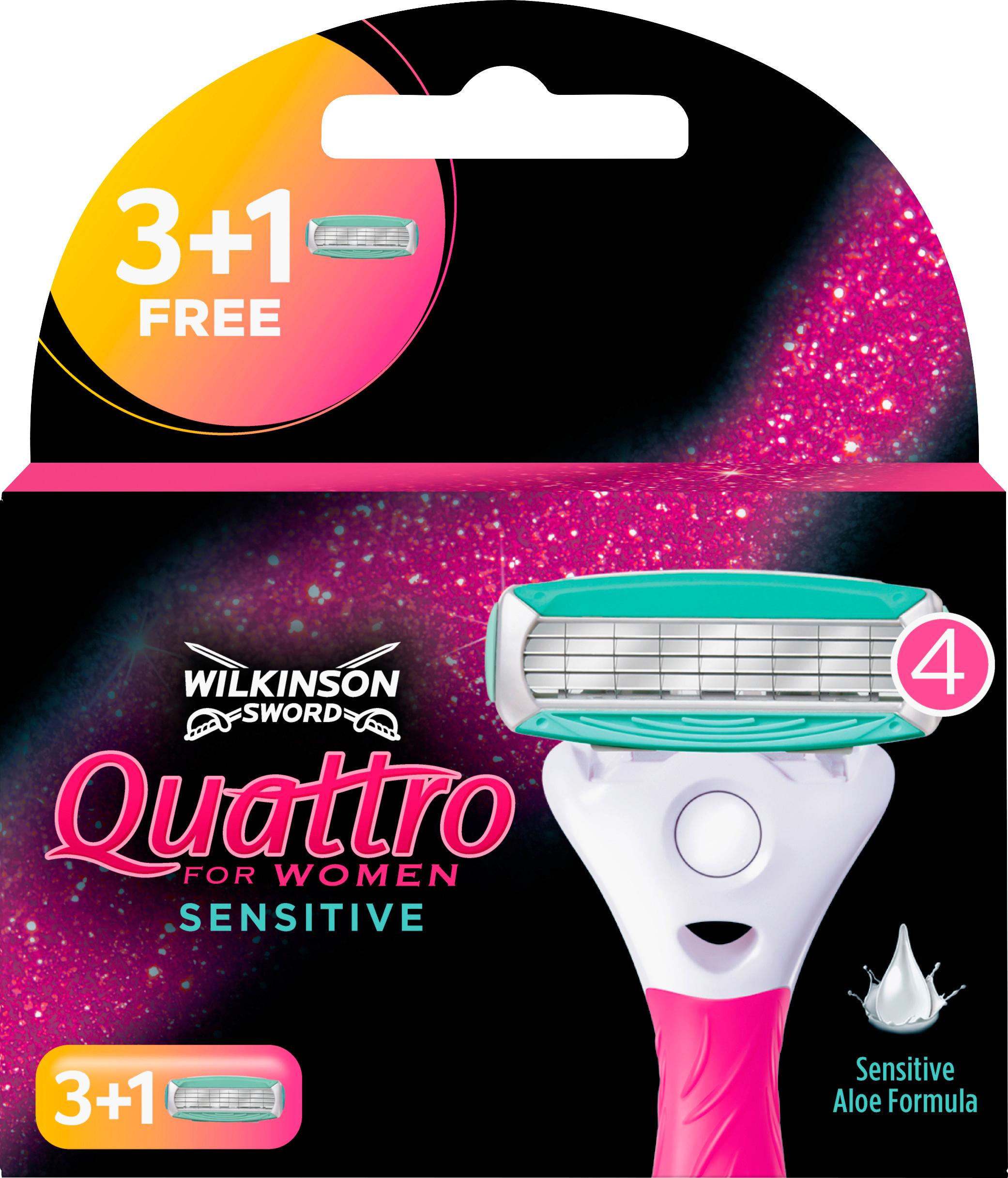 WILKINSON SWORD Quattro for Women Sensitive Klingen
