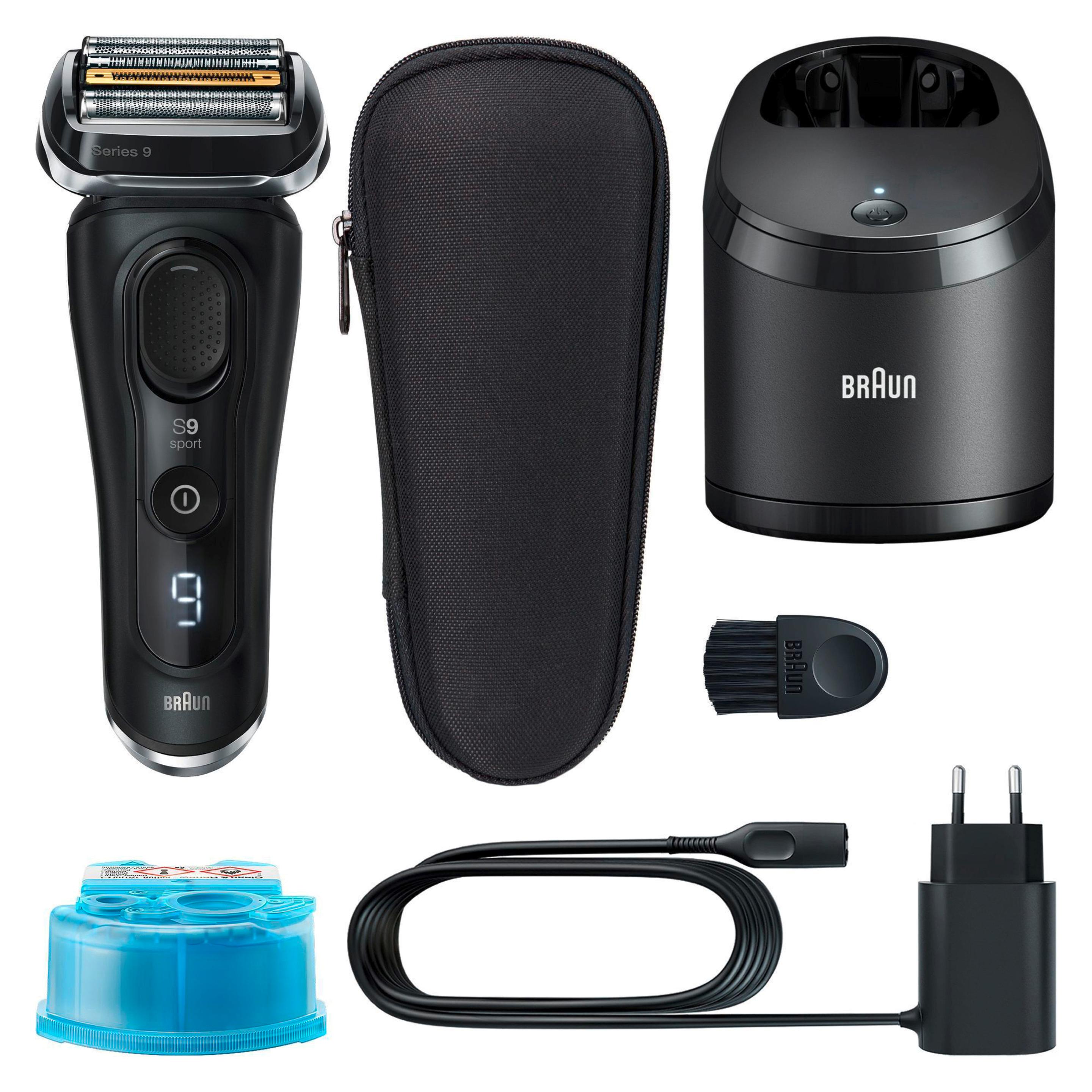 Produktbild BRAUN Series 9 Sport Premium Elektrorasierer mit gratis Reinigungs- und Ladestation 5 von 6