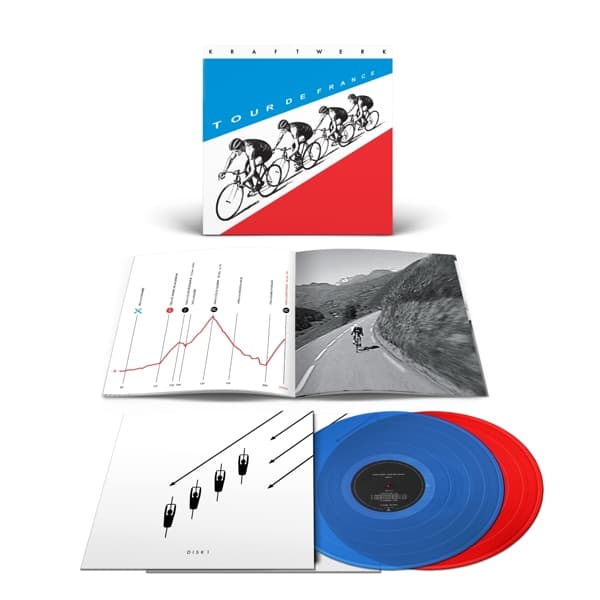 Tour de France(Colored Vinyl) Transparent Blue+Red Vinyl