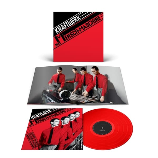 Die Mensch-Maschine(German Version)(Colored Vinyl) Red Vinyl