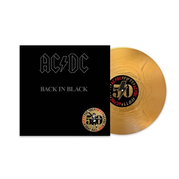 Back In Black/gold vinyl 