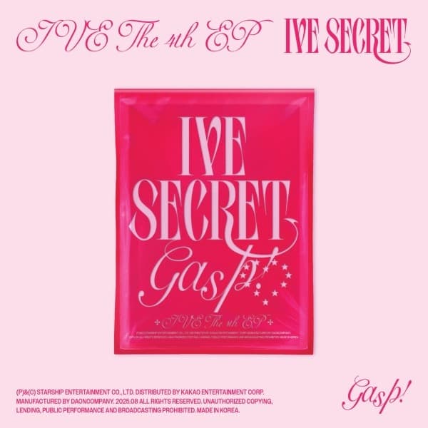 (Gasp! ver.) IVE THE 4th EP IVE SECRET 