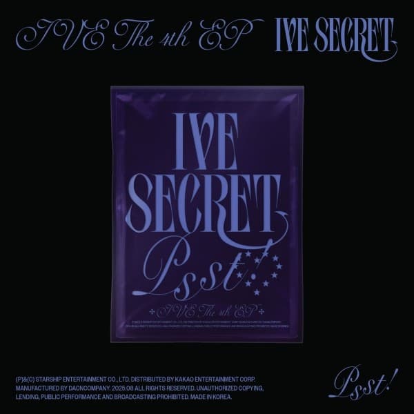 (Psst! ver.) IVE THE 4th EP IVE SECRET 