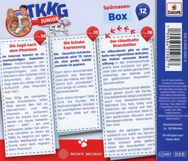 Spürnasen-Box 12 (Folgen 34, 35, 36) 