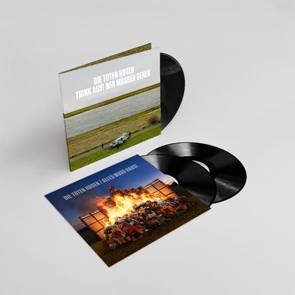 "Trink aus, wir müssen gehen!" + Bonusalbum "Alles muss raus!" Dreifach-LP-Standard-Edition