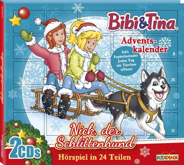 Adventskalender:Nick,der Schlittenhund 