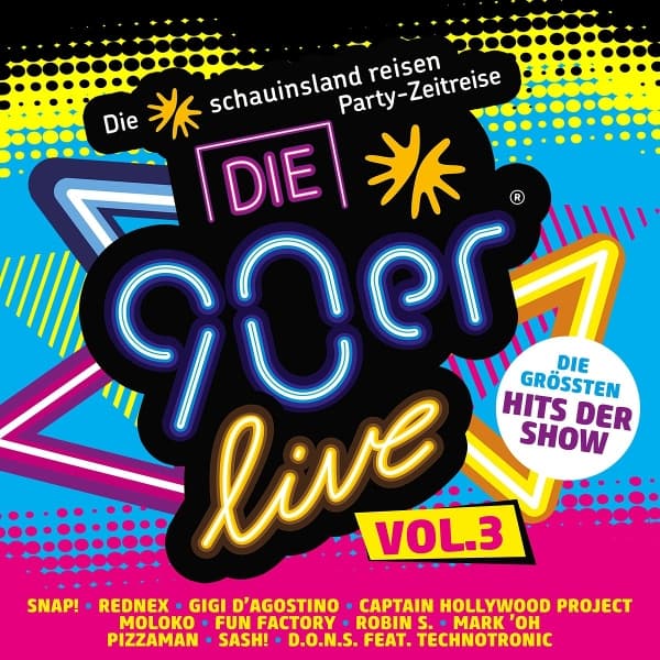 Die 90er Live Vol. 3 - Die Größten Hits Der Show 