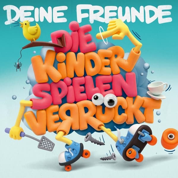 Die Kinder spielen verrückt 
