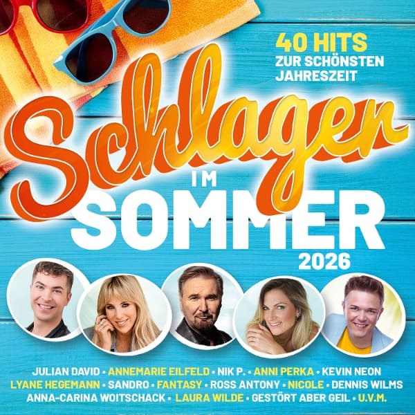 Schlager Im Sommer 2026-40 Hits (2CD) Zur Schönsten Jahreszeit