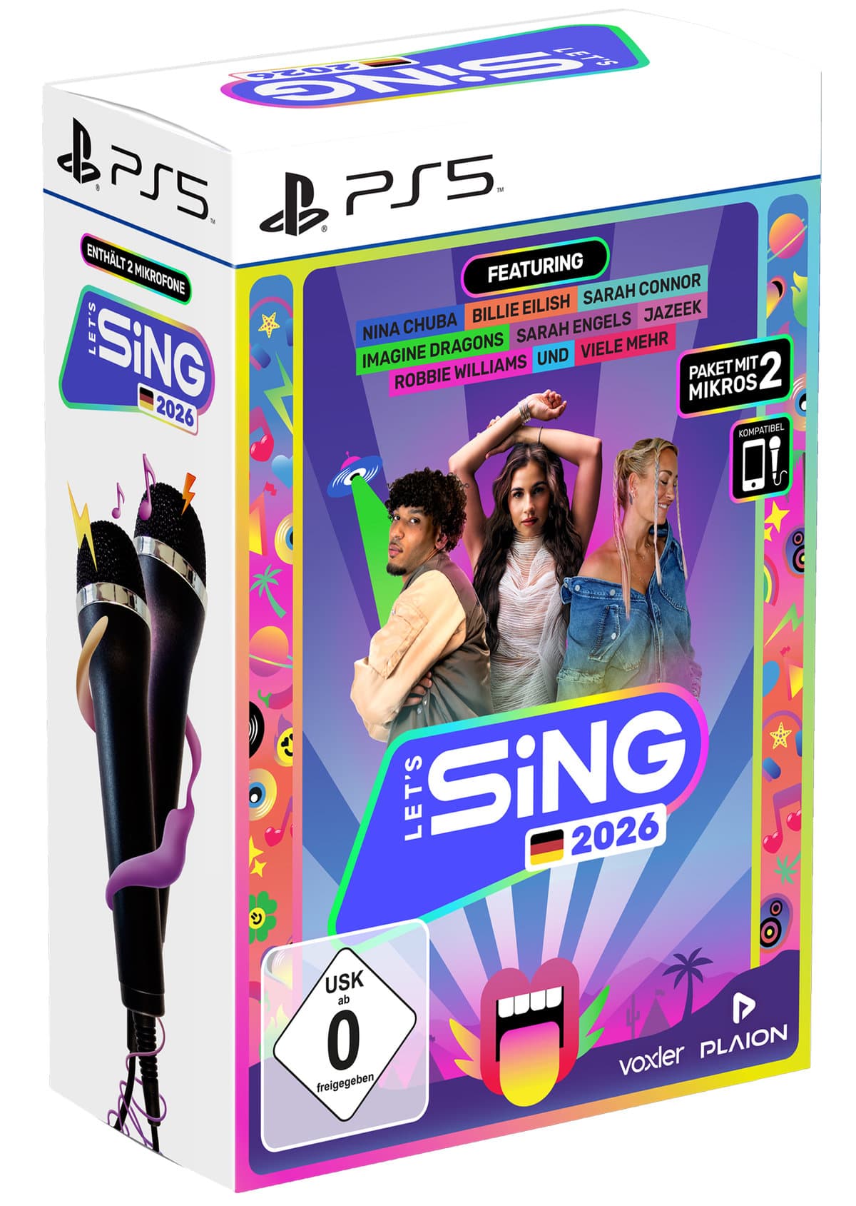 Let's Sing 2026 + 2 Mikrofone Playstation 5