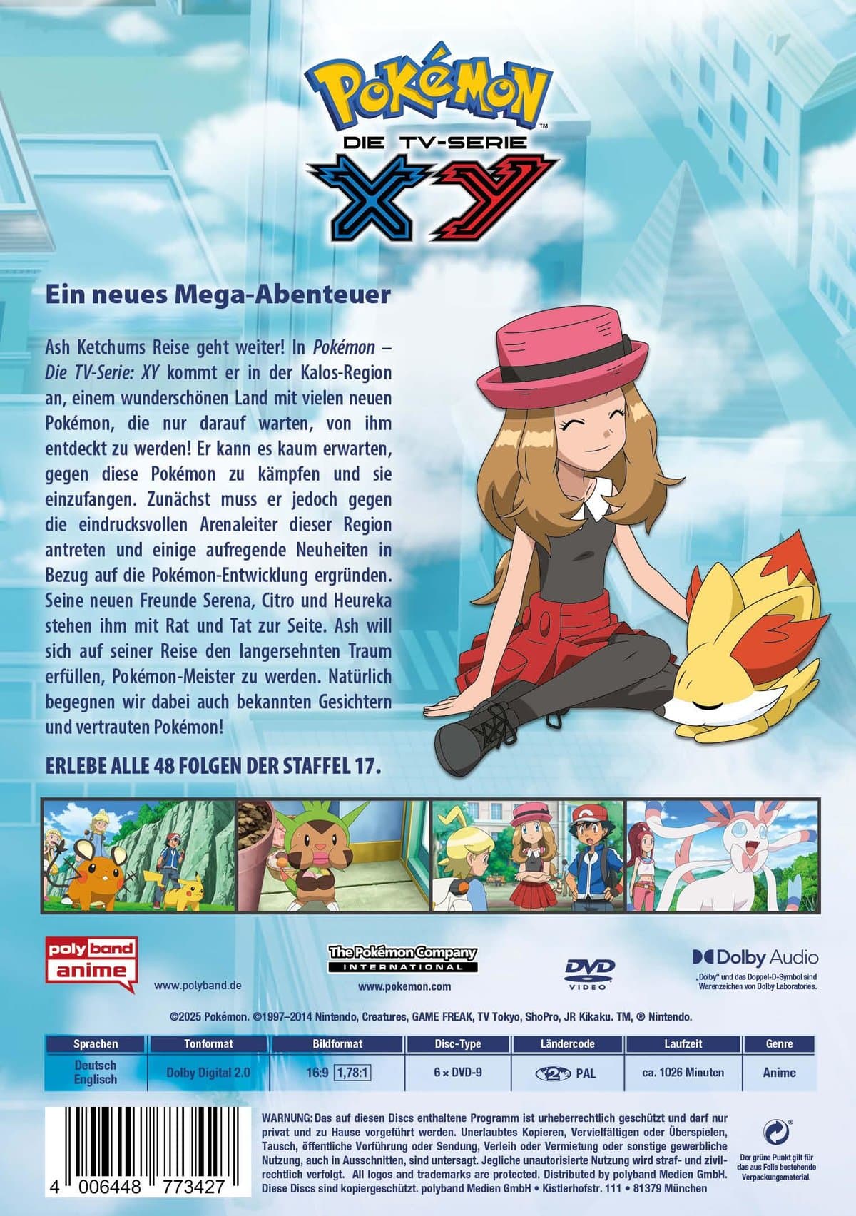 Produktbild Pokémon - Die TV-Serie: XY - Staffel 17  [6 DVDs] 2 von 4
