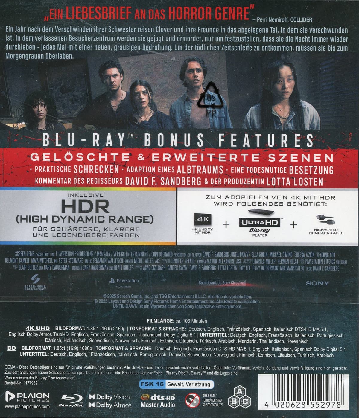 Produktbild Until Dawn  (4K Ultra HD) (+ Blu-ray) 2 von 7