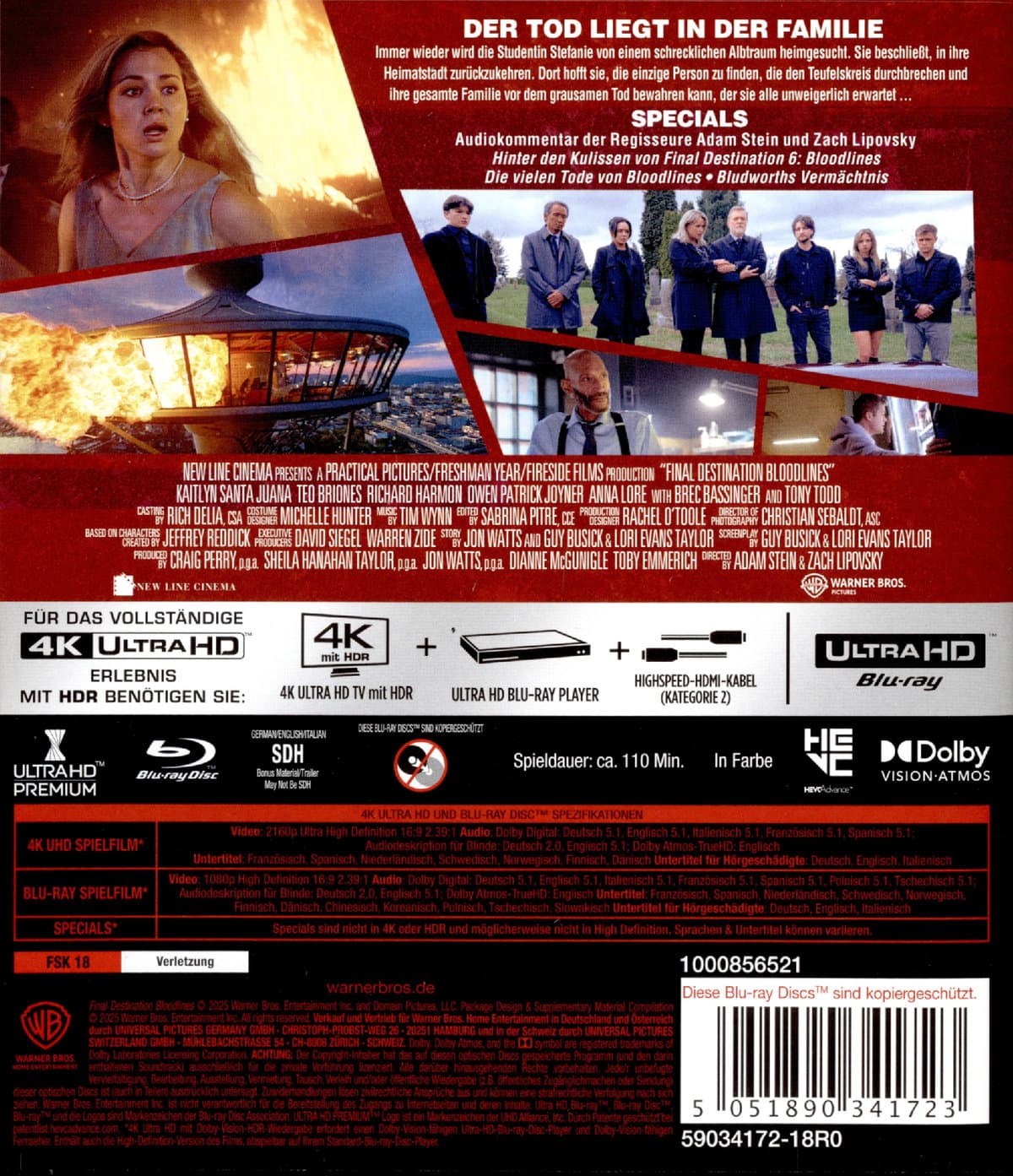 Produktbild Final Destination: Bloodlines  (4K Ultra HD) (+ Blu-ray) 2 von 2