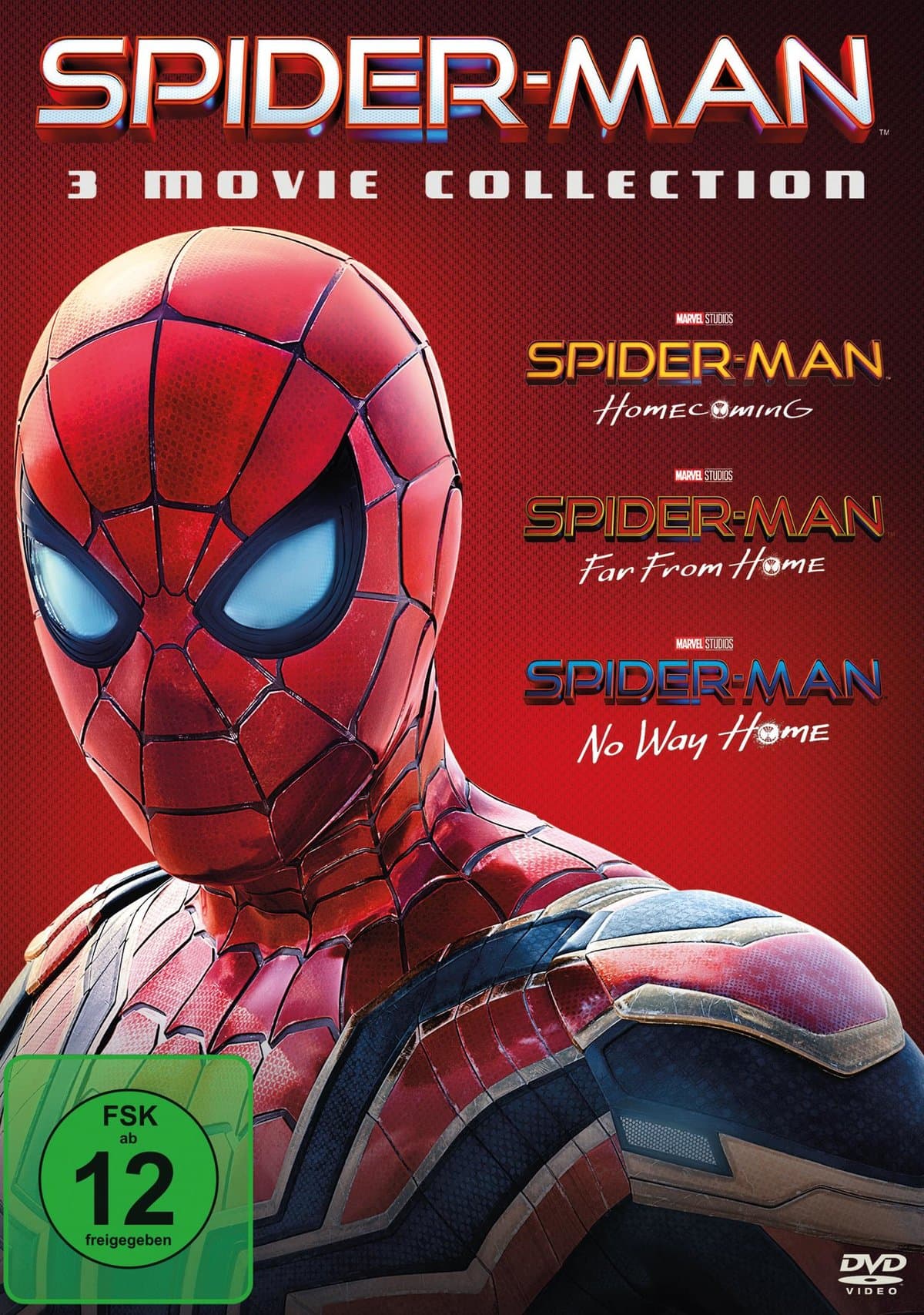 Spider-Man - Homecoming, Far From Home, No Way Home - HOME BUNDLE  3-DVD-Set  [3 DVDs]