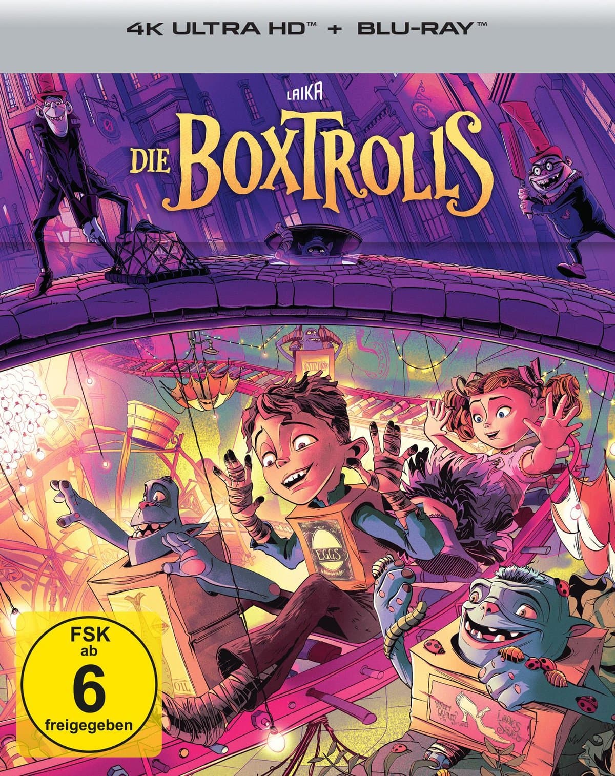 Die Boxtrolls - Steelbook  (4K Ultra HD) (+ Blu-ray)
