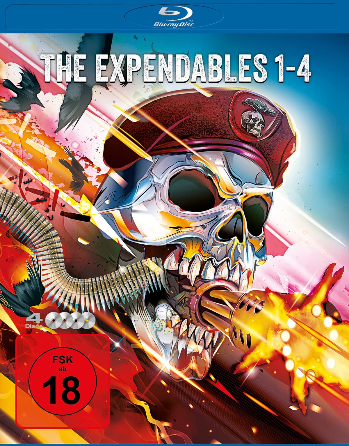 The Expendables 1-4  [4  BRs]