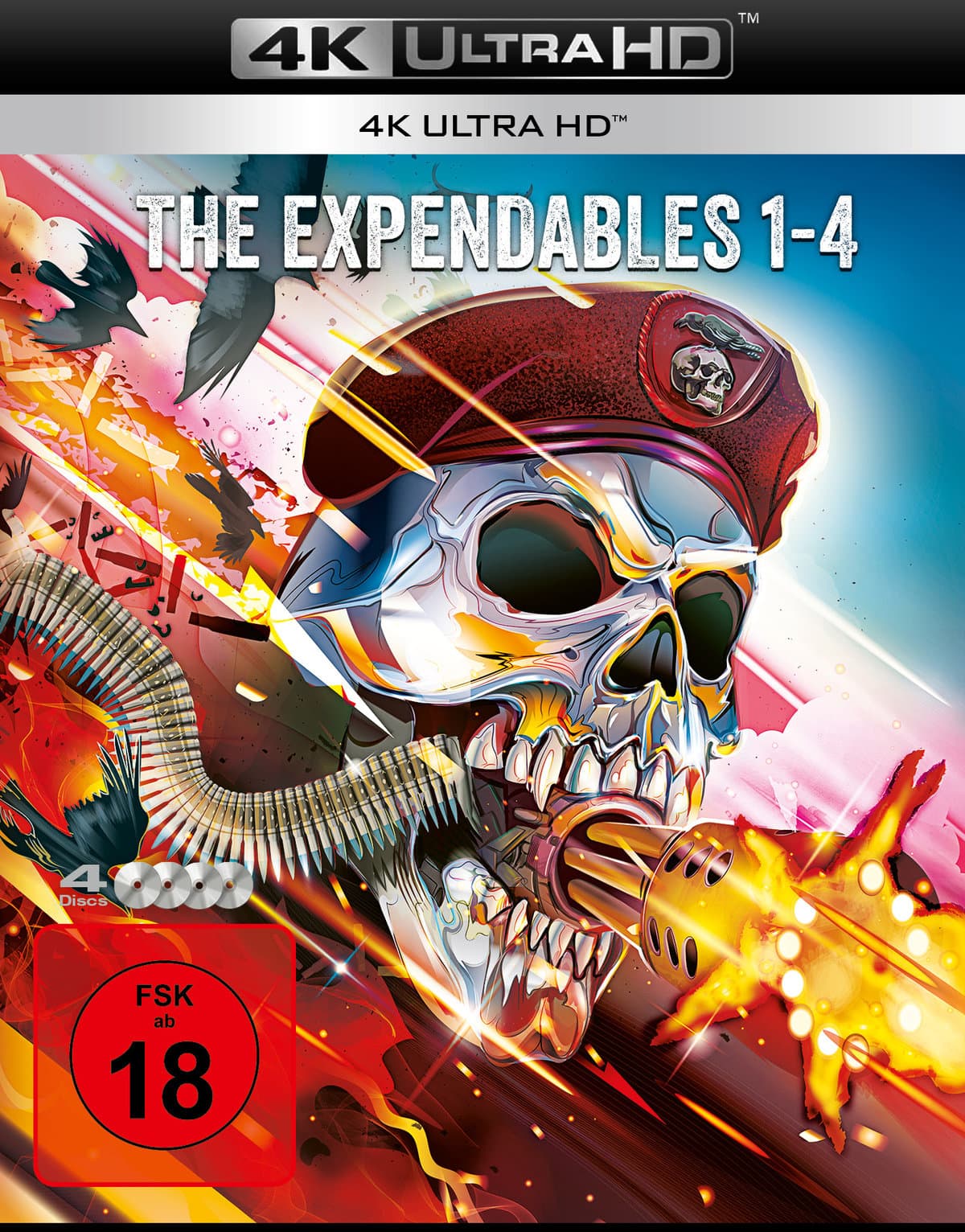 The Expendables 1-4  (4K Ultra HD)  [4 BR4Ks]