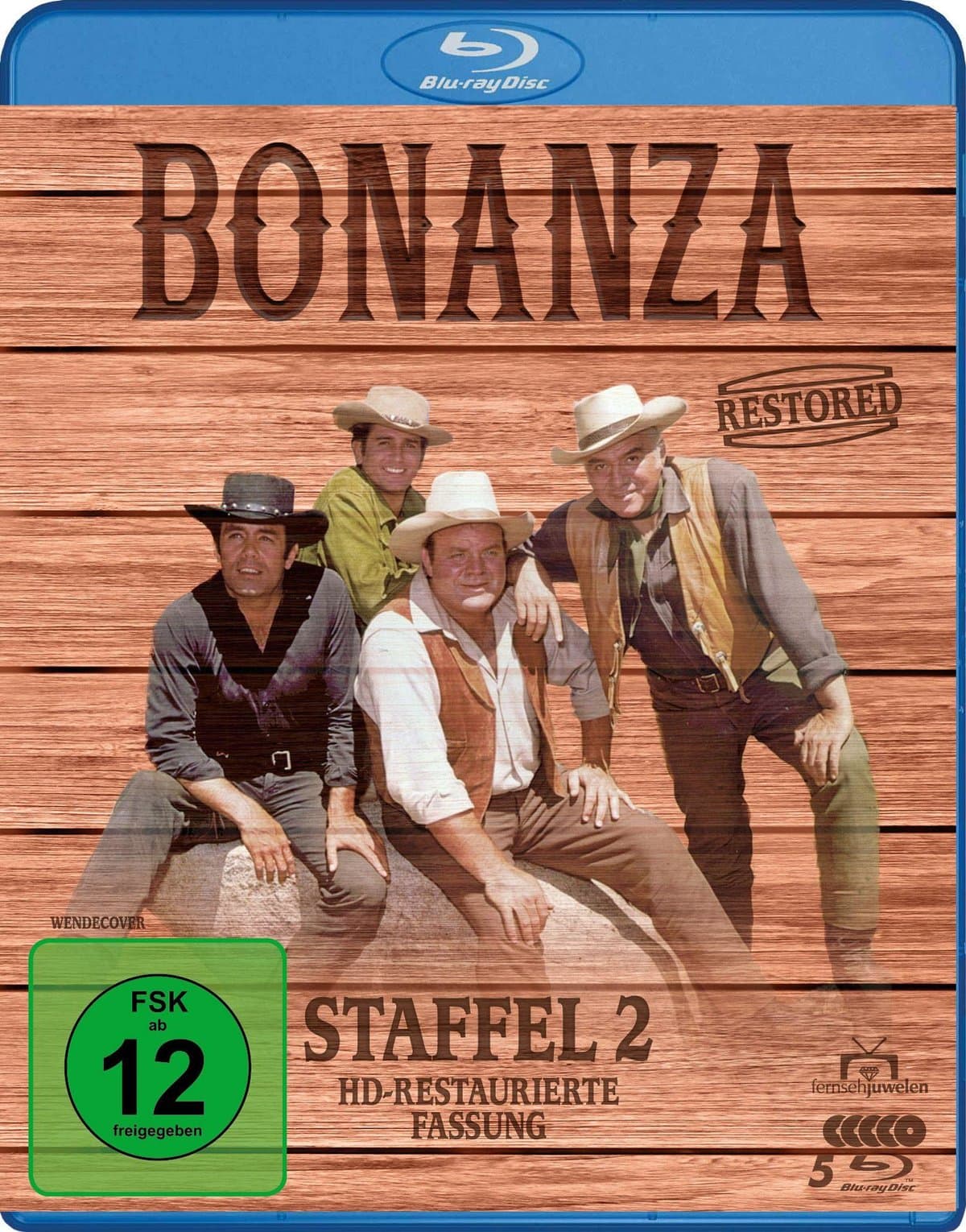 Bonanza Restored - Staffel 2: Alle 34 Folgen erstmals in HD (Paramount Restoration)  [5 BRs]