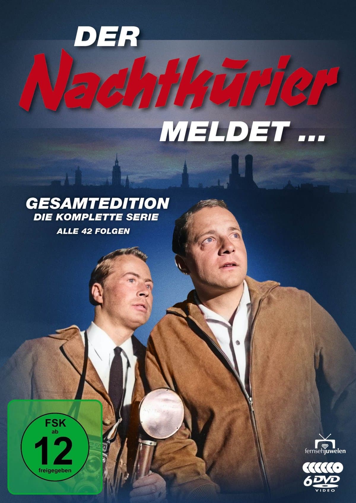 Der Nachtkurier meldet ... Gesamtedition: Die komplette Serie (Alle 42 Folgen)  [6 DVDs]