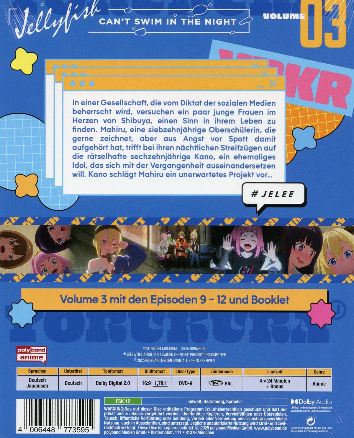 Jellyfish Can't Swim In The Night - Volume 3 - limitierte Edition mit Booklet