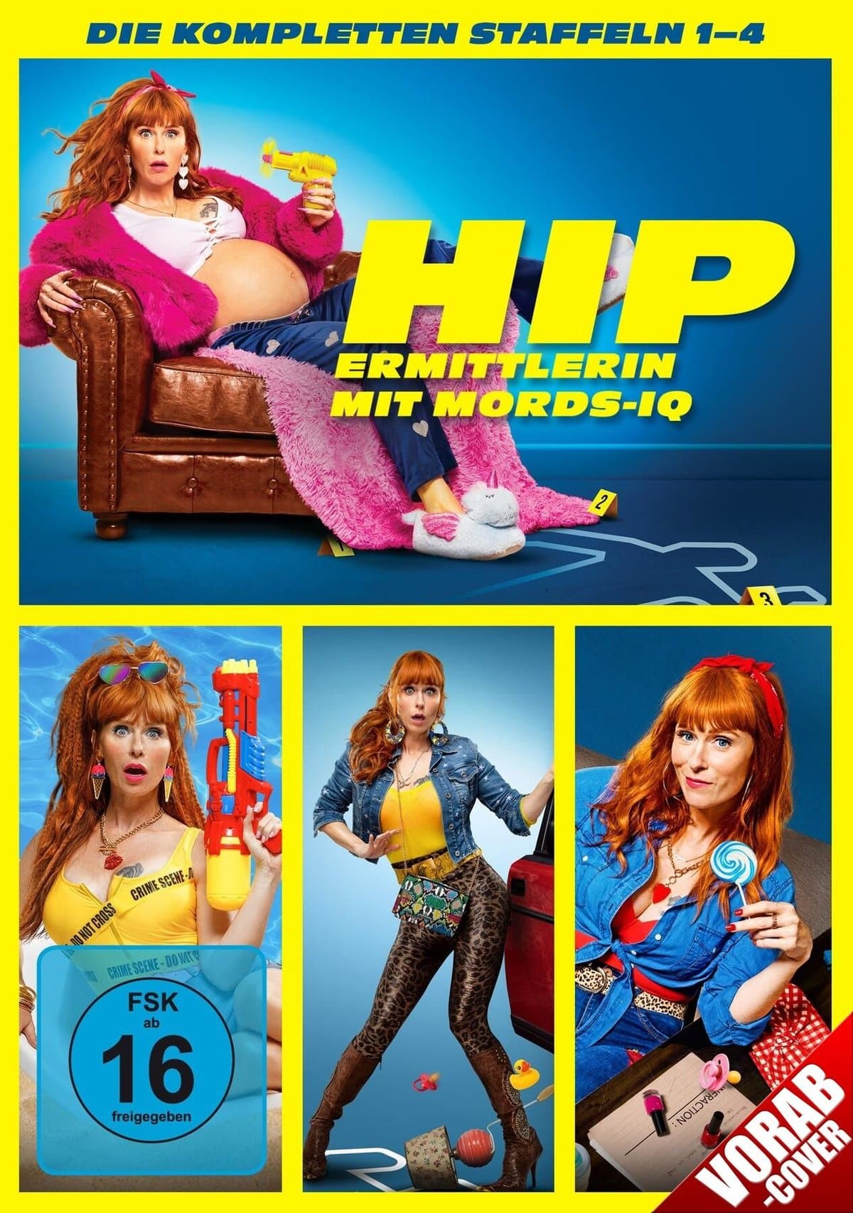 HIP: Ermittlerin mit Mords-IQ - Boxset Staffel 1 - 4 - Limitierte Fan-Edition inkl. Poster  [12 DVDs]
