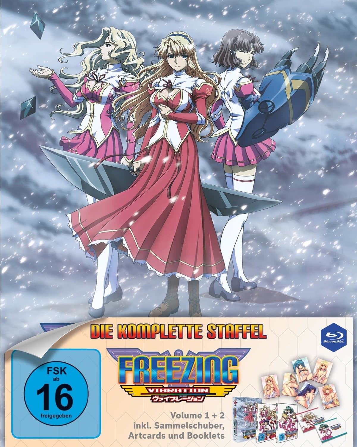 Freezing Vibration - Die komplette Staffel LTD. - Vol. 1 + 2 inkl. Sammelschuber, Artcards und Booklets  [2 BRs]