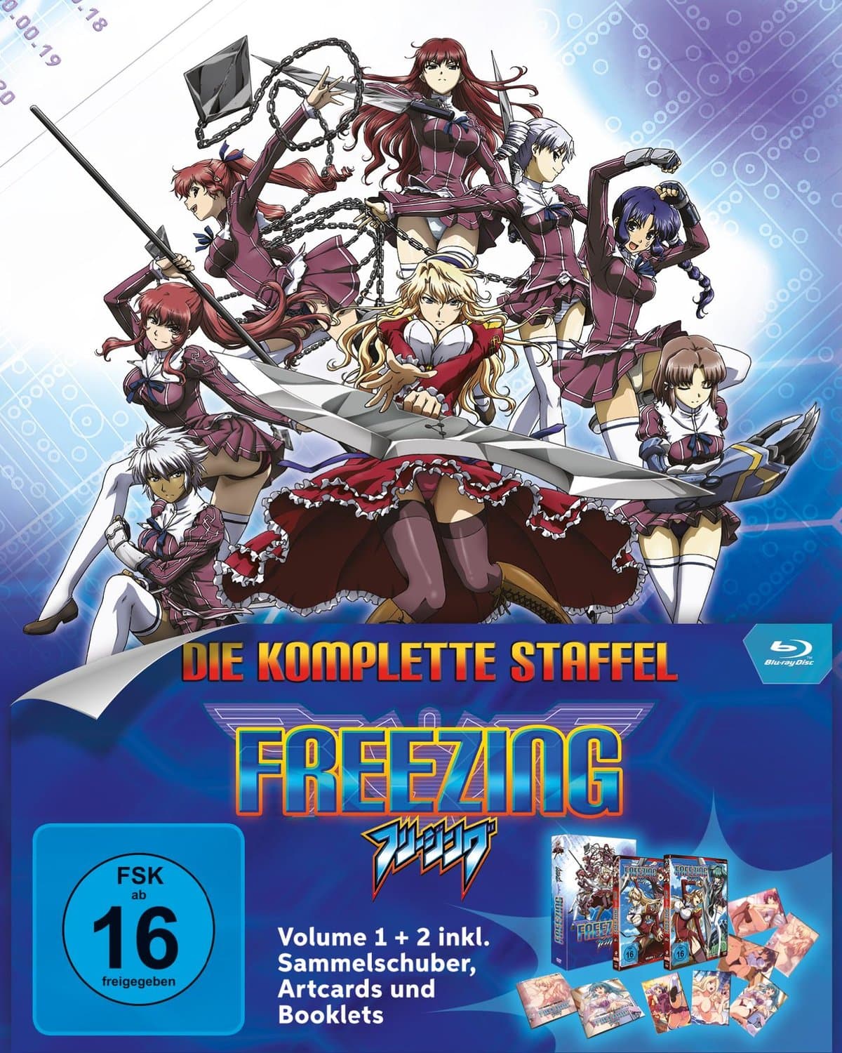 Freezing - Die komplette Staffel LTD. - Vol. 1 + 2 inkl. Sammelschuber, Artcards und Booklets  [2 BRs]