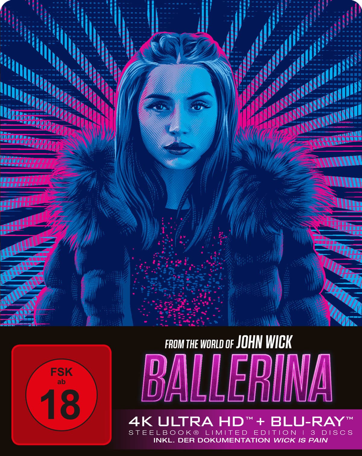 Ballerina - From the World of John Wick - Limited Edition - Steelbook  (4K Ultra HD) (+ Blu-ray)