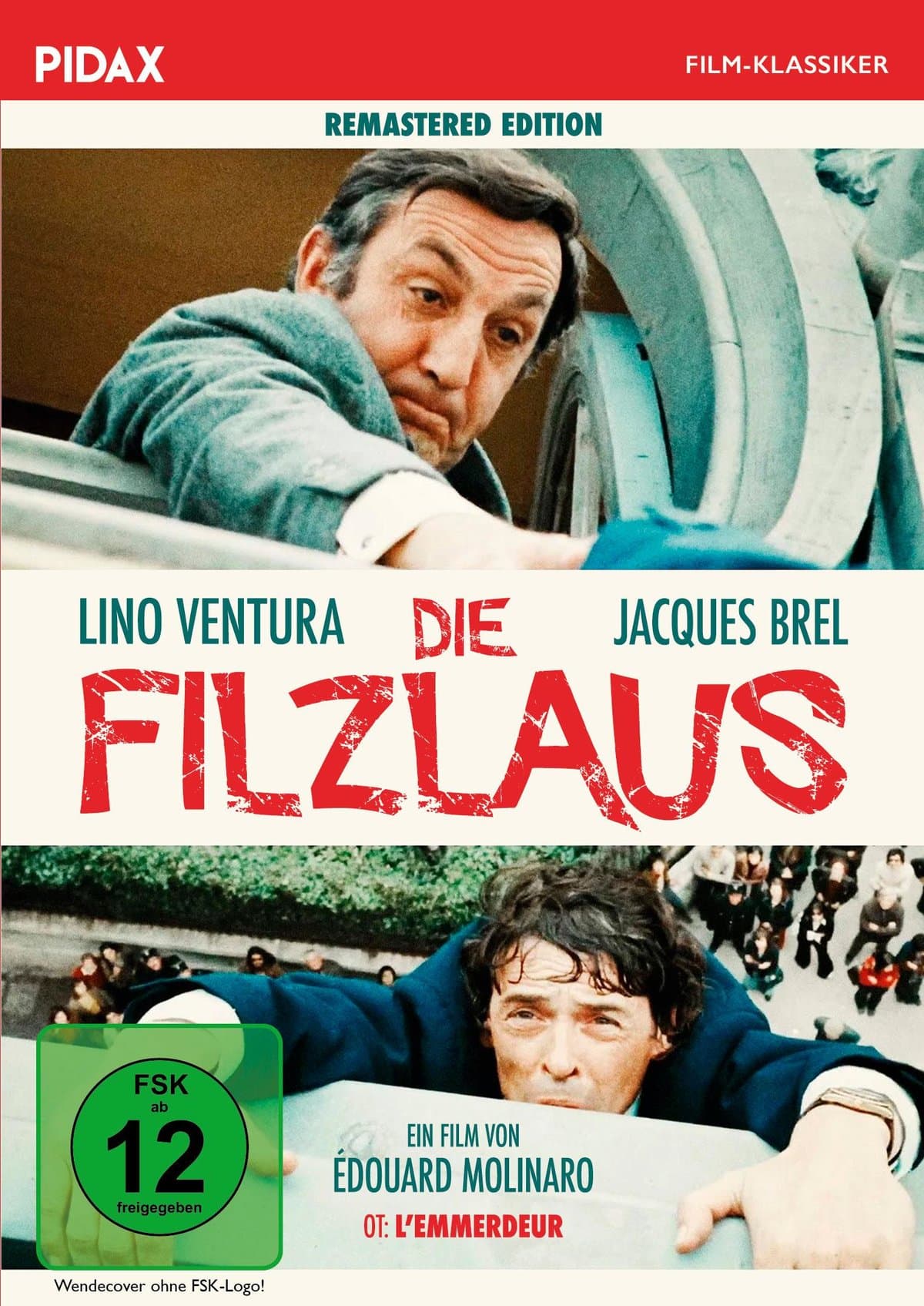 Die Filzlaus (L’emmerdeur) - Remastered Edition / Französische Kult-Komödie mit Lino Ventura und Jacques Brel (Pidax Film-Klassiker)